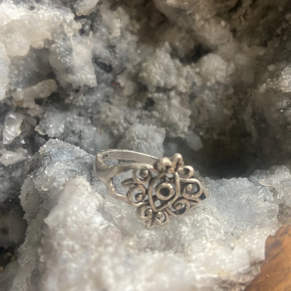 925 Handmade Silver Boho Ring​